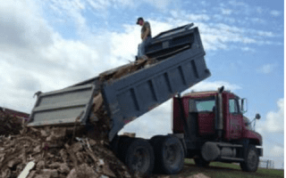 SBF Construction and Paving Dump Truck Hauling in Texas